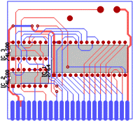 Platinenlayout für Modul