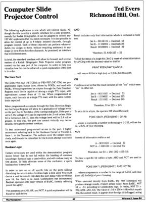 [Computer Slide Projector Control (1/3)]