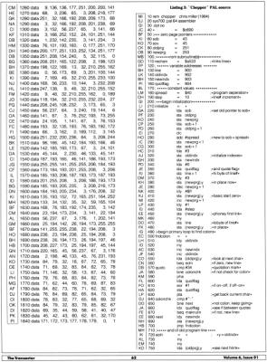 [Chopper and Labelgun for the Commodore 64: A multiple statement line splitter and a label re-definition utility for PAL source programs (3/6)]