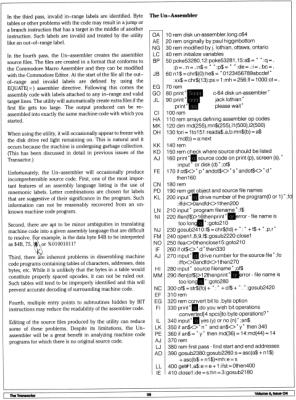 [Disk Un-Assembler for the Commodore 64: Create Real Source from Object Files (2/5)]