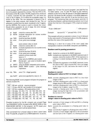 [Improving the SYS Command (2/3)]