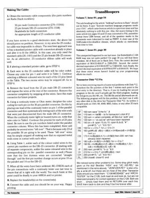 [An Amiga Parallel Printer Cable (2/2) 
TransBloopers]