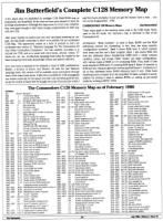 [9601306 Jim Butterfield's C128 Memory Map (1 of 5)]